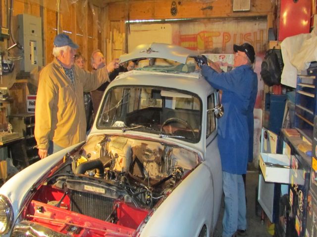 First Step Removing the Hood