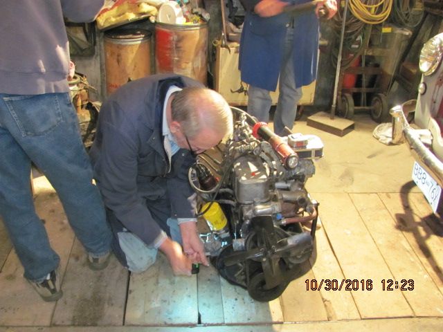 New engine gets prepped for trial fit