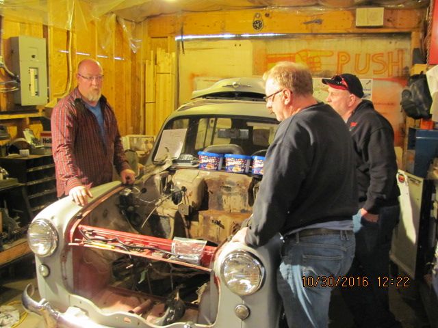 Now the old engine is out